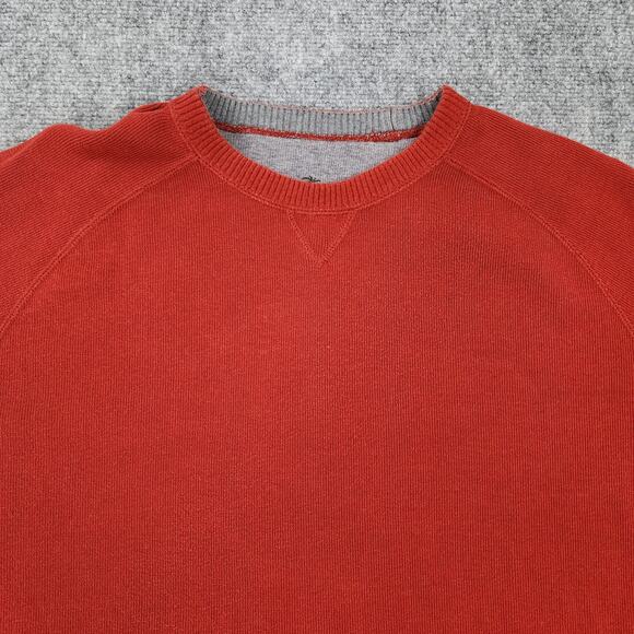 Tommy Bahama Sweater Mens XL Red Gray Reversible Long Sleeve Island Zone Flip - Picture 12 of 16